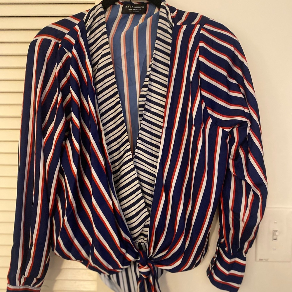 Zara Multicolor Striped Top